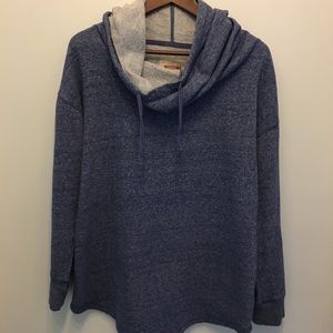 Mossimo Cowl Neck Tunic Sweatshirt 